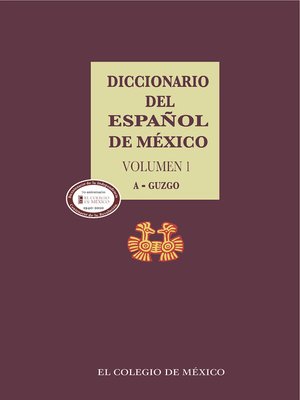 cover image of Diccionario del español de México